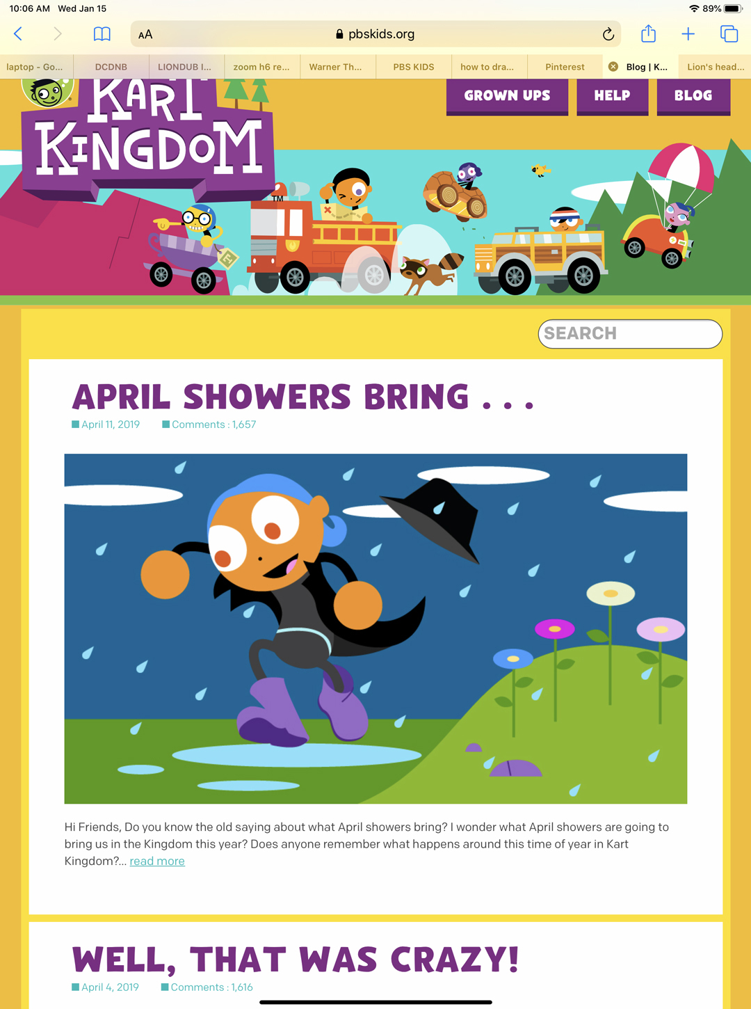 Design Web Pbs Kids Kart Kingdom