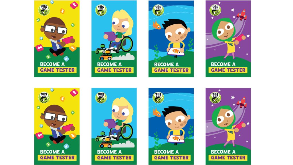 PBS KIDS Playtest leave behind card series